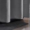 Ringless Shower Curtain with Sheer Mesh Top Window,Extra Long 96