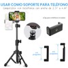 Trípode para cámara web, trípode extensible para cámara/teléfono/cámara web, trípodes