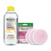 Garnier, 2 Pack Skin Active Micelar Express Aclara 400Ml +