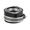 Qiilu 28mm Carburetor Gasket Motorcycle Rubber Carburetor Adapter for VM24