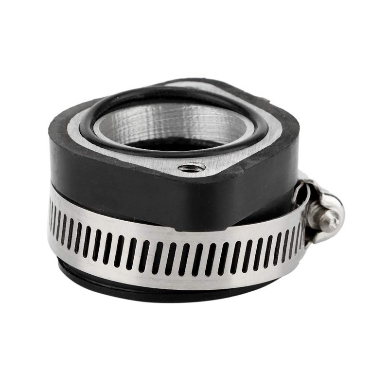 Qiilu 28mm Carburetor Gasket Motorcycle Rubber Carburetor Adapter for VM24