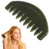 Lurrose Jade Hair Combs Scraping Comb Jade Massage Comb Head