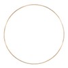 Craft County - Aros de metal dorado para atrapasueños, macramé