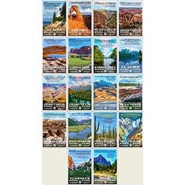 National Park Postcards (Series A)