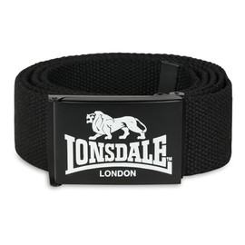 Lonsdale Unisex STARBOTTON Belt, Black, 130 cm