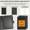Refillable DIN A5 Ring Binder Planner for More Focus &