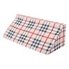 Wedge Pillow R Shaped Removable Slip Resistance Plaid Pattern Bedsore