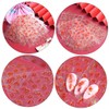 Minkissy 24pcs Unique Nail Art Stickers Chic Manicure Decals for