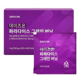 Days On 데이즈온 파라다이스 그레인 버닝 700mgX2정X14포_24765194 Days on Paradise Grain Burning 700mg X 2 Tablets X 14 Packs