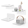 QYCX 12Pcs Acrylic Shelves Acrylic Floating Shelves Acrylic Shelves Wall
