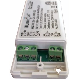 illuminous 24V 12W Dimmable CV DC LED Driver ETL approved