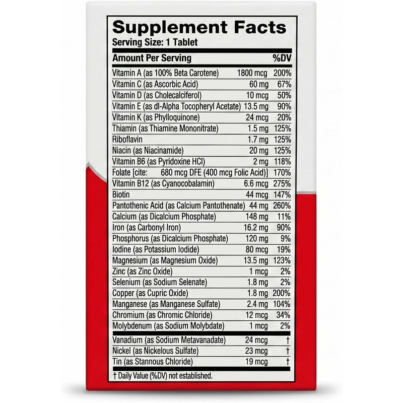 Geritol Complete Tablets, 100 Count (Pack of 3)