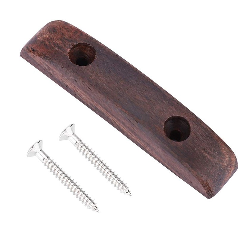 Rosewood Thumb Rest with Mounting Screw Convenient Playing for Bass