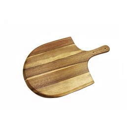 Heritage Acacia Wood Pizza Peel - 22x14 inch Large Wooden Paddle Board with Handle for Easy Use - Kitchen Oven Accessories