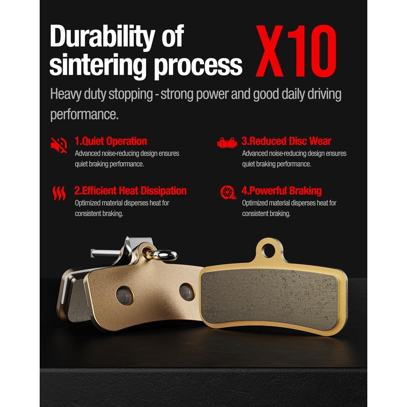 Disc Brake Pads for Talaria Sting R MX3 MX4,Segway X160