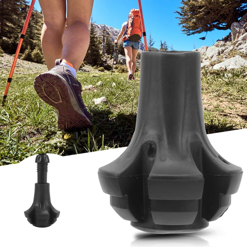 5 pieces Alpenstocks foot covers, trekking pole tip protection, TPR