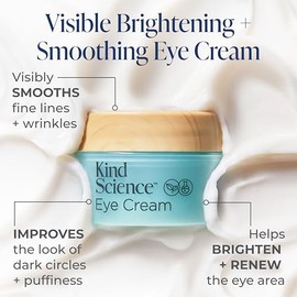 Kind Science Crema Para El Contorno De Ojos De Ellen Degeneres - Crema Para El Contorno De Ojos Que Reduce Las Arrugas, Suaviza E Hidrata Visiblemente