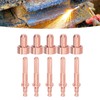 10Pcs Nozzle Electrode Kit Brass 64006510 Electrode 64006514 Nozzle Tip
