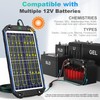 SUNER POWER Waterproof 10W 12V Solar Battery Charger & Maintainer