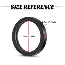 Frienda 6 Pieces Replacement Gas Can Spout Gaskets Rubber Ring Can Gaskets Fuel Washer Seals Spout Gasket Sealing Rings Replacement Gas Compatible with Most