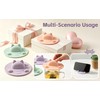 3 Pcs Cute Cat Silicone Tea Bag Squeezer, 4.13 Inch