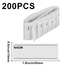 Name Stickers Clothing Name Tags Pack of 200 Iron Labels for Clothing Name Labels Laundry Labels Suitable for Name Tags for Nurseries and Schools