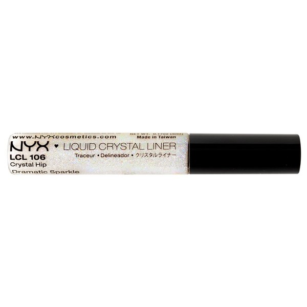 NYX Professional Makeup Liquid Crystal Liner, Crystal Hip, 0.384 Ounce
