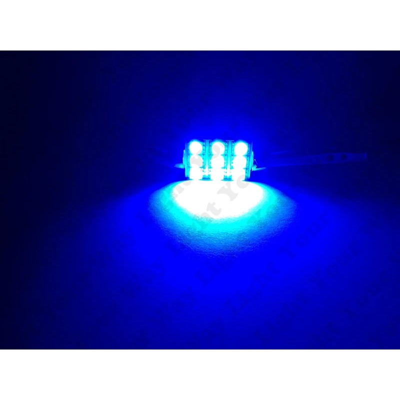 D15 Lighting 10x Ultra Blue LED Interior Light Bulbs Package