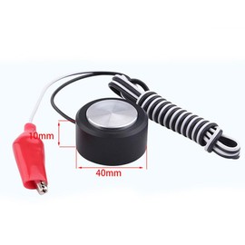 1 x CNC Touch Plate Z Axis Milling Tool Compatible with Mach3 Adjustment Probe CNC Engraving Machine Probe Block Milling Tool Black White