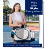 Net & Style Pickleball Bag Women Stylish Tote Large Capacity