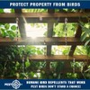 PESTEZE 12 Inches Bird Scare Silver Shiny Reflective Rods for