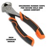 GreatNeck ENP6C 6-Inch End Nipper Pliers, Ergonomic Comfort Grip Handle,