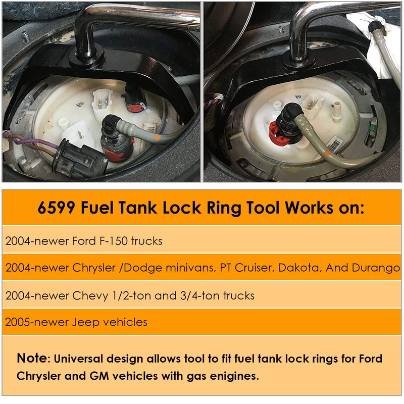 Yoursme 6599 Fuel Tank Lock Ring Tool Fuel Pump Senders