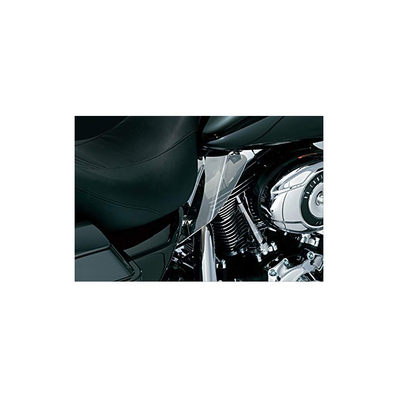 Kuryakyn 1196 Motorcycle Accessory: Heat Deflector Saddle Shields for 2008