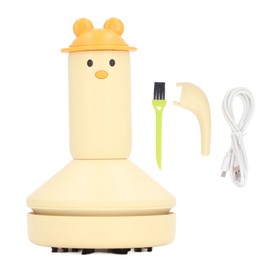 Desktop Vacuum Cleaner Mini Handheld USB Charging Table Dust Sweeper Cute Cartoon Duck Cleaner for Computer Keyboard Car