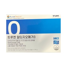 Trueen Altizomega 3 1255mg x 100 capsules 1ea / 트루엔 알티지오메가3 1255mg x 100캡슐 1개