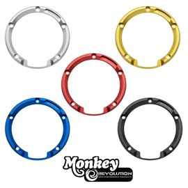 REVOLUTION Honda Monkey 125 Gas Tank Cap Cover/Fuel Lid Cover Gas Cap Casing for HONDA MONKEY125 JB02 JB03/CBR650R RH03 (Gold)