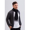 Plain 100% Cashmere Pashmina Shawl with Fringes for men and