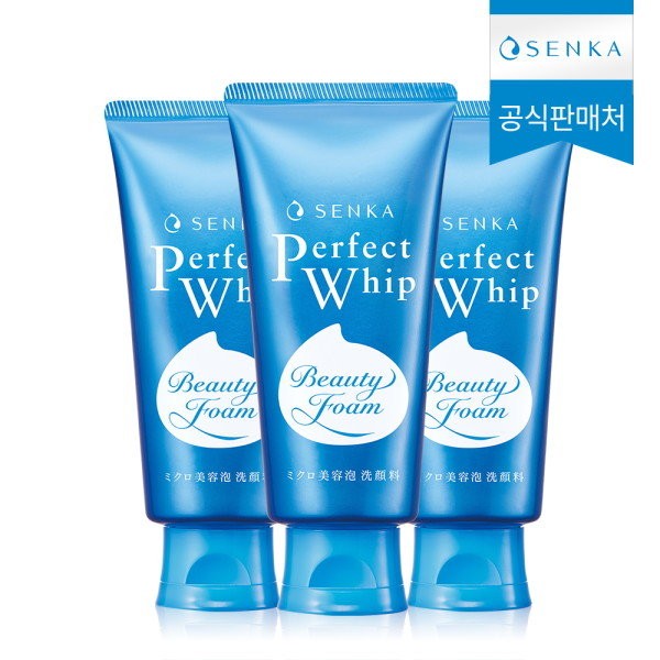 Senka NEW Perfect Whip 120g 3pcs / 센카 NEW 퍼펙트휩
