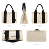 Lizdays Women's Tote Bag, Solid, Small, Dividers, Freestanding, Many Pockets