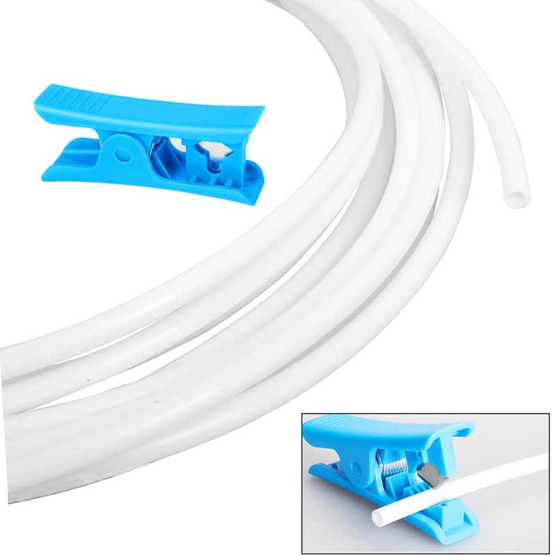 Aiqeer 3 Metre 3D Printer PTFE Teflon Tube with Cutter,