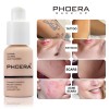 PHOERA® Soft Matte Full Coverage Liquid Foundation Concealer Longlasting Makeup