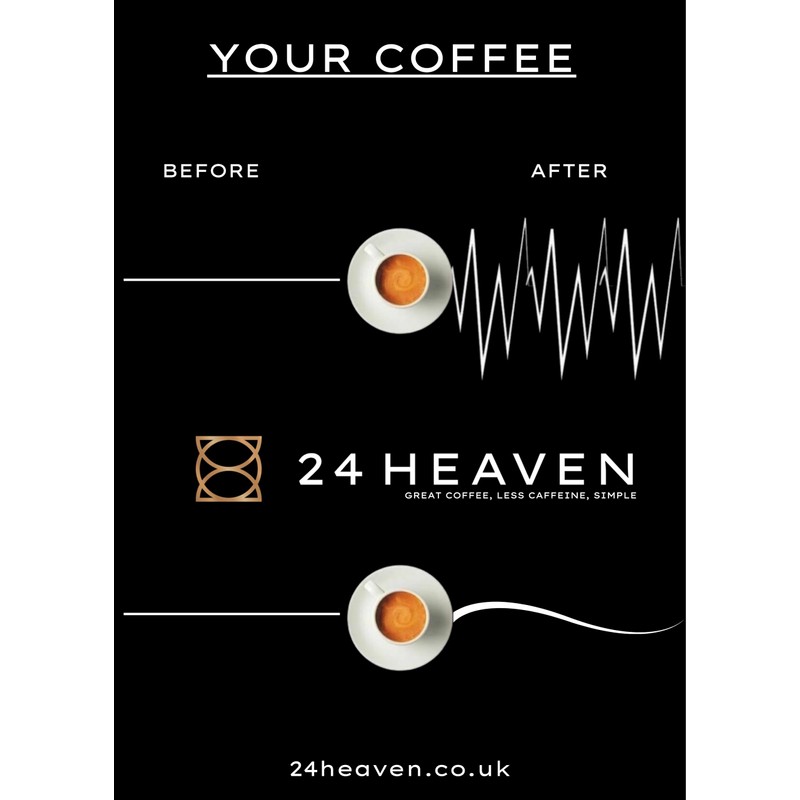 24Heaven Classic Half Caff Ground Coffee, 247g