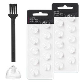 20 pcs Hearing Aid Domes are Suitable for Oticon Replacements (8 mm/2 Pack Transparent Universal Domes Hearing Aid Accessories