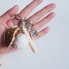 JEHWAEEN 2 Sets Mini Baseball Unique Cool Keychains Set,Baseball Keychains