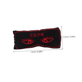 TOVINANNA Therapeutic Eye Heating Pad Weighted Sleep Mask Thai Wormwood Sea Salt Eye Care Heat Therapy Relaxation Reusable