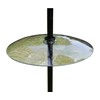 13 1/2 Inch Clear Glass Two-Way Squirrel Baffle and Weather
