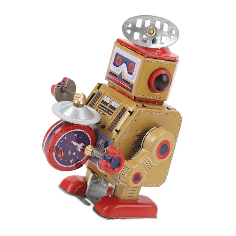 Wind Up Robot Toy Hand Made Exquisite Retro Wind Up