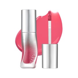 TPSY Juicy Lip Plumper (02 Homebody) - Coral Pink, Tinted Lip Plumping Gloss, Volumizing & Hydrating, for Fuller Lips, Non-Sticky Glossy Finish, Vegan