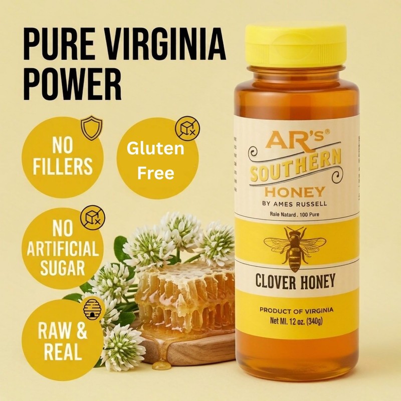AR’s Southern Honey, Clover - Classic, Naturally Sweet All-Purpose Premium